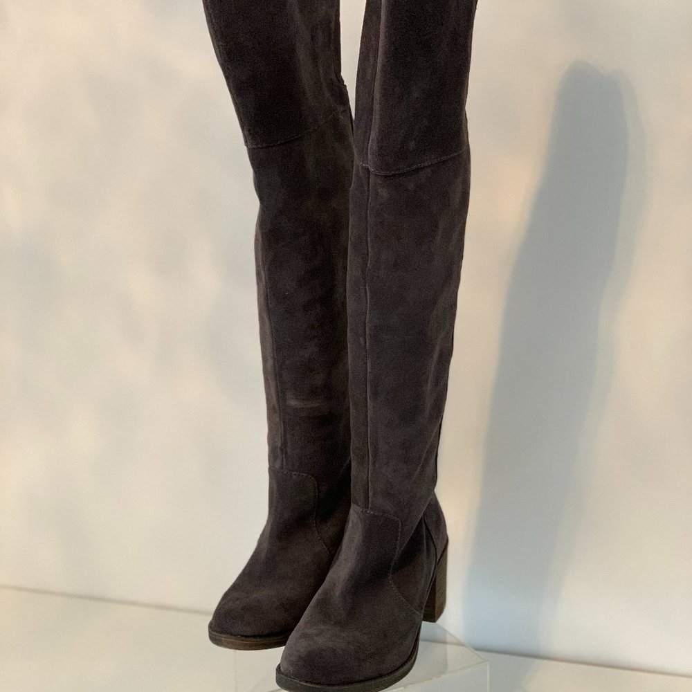 Lucky Brand over the knee suede boots
